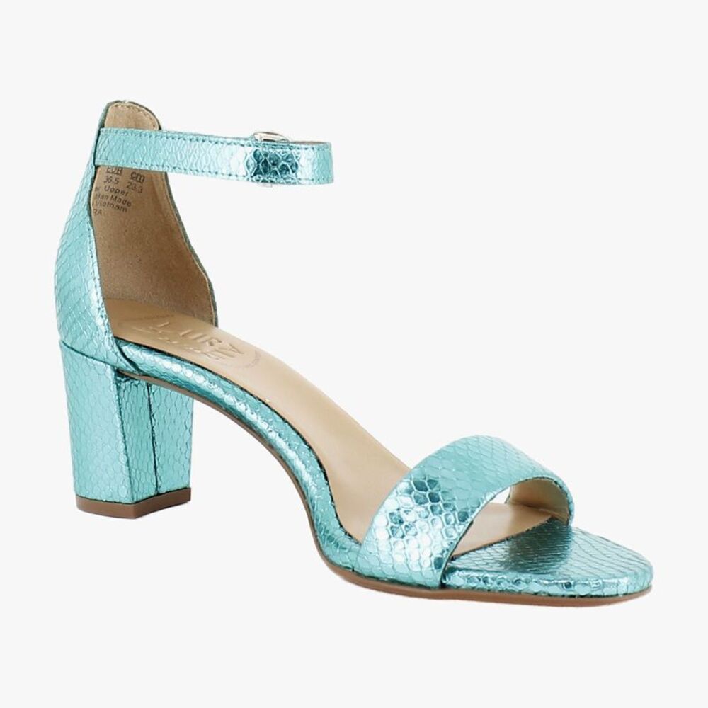 Naturalizer Vera Teal Metallic Snake